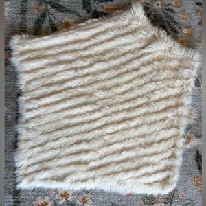 🖤 Genuine Rabbit Fur Pullover Shawl Poncho Wrap